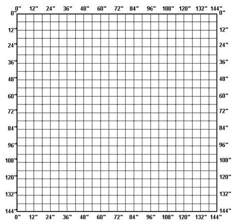 room layout grid.